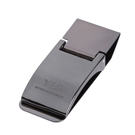 YQA03B Mens Jewelry Stainless Steel Money Clip Fitted Design Gifts By Y&G