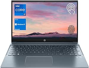 HP Pavilion Laptop, 15.6" FHD Touchscreen, Intel Core i7-1355U, 64GB RAM, 2TB PCIe SSD, Webcam, Wi-Fi 6, Fingerprint Reader, Backlit KB, Windows 11 Home, Blue