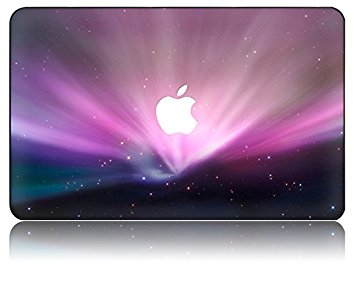 KEC MacBook Pro Retina 13 Inch Case Plastic Hard Shell Cover Protective A1502 / A1425 Space Galaxy (Pink Space)