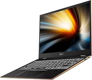 MSI Summit E13 Flip Evo 13.4" FHD  120hz Touch 2 in 1 Business Laptop: Intel Core i7-1260P Iris Xe 16GB LPDDR5 512GB NVMe SSD, 360-Degree Flip, Thunderbolt 4, MSI Pen, Win 11 Pro: Ink Black A12MT-002