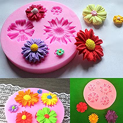 Silicone Flower Mold Cake Decorating Chocolate Sugar Craft Mould by MERRY BIRD