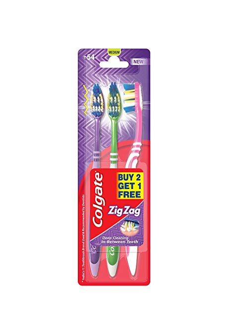 Colgate ZigZag Toothbrush - Medium B2G1