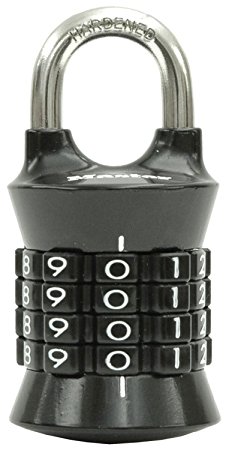 Master Lock 1535D Vertical Resettable Number Combination Lock, Assorted Colors, 1-Pack