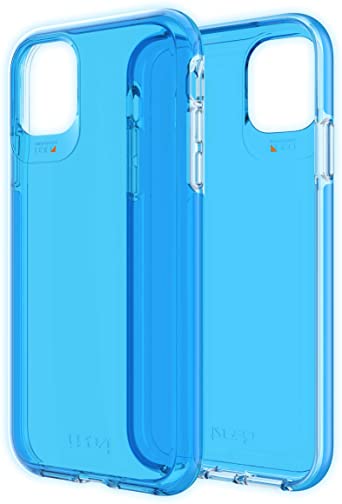 GEAR4 Crystal Palace Neon Designed for iPhone 11 Case, Advanced Impact Protection by D3O – Neon Blue