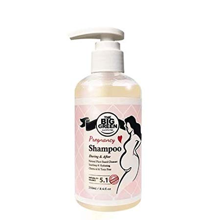 Big Green Pregnancy Shampoo 8.4 fl oz.-Natural Ingredients, Sulfate Free, Chemical Free, Moisturizing, Hydrating, Citrus Blend