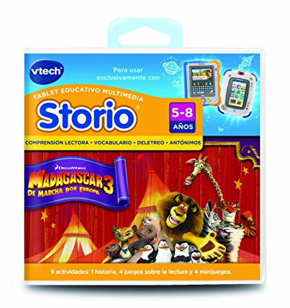 Vtech Spanish - Vtech Storio Juego Madagascar 3 - En Español