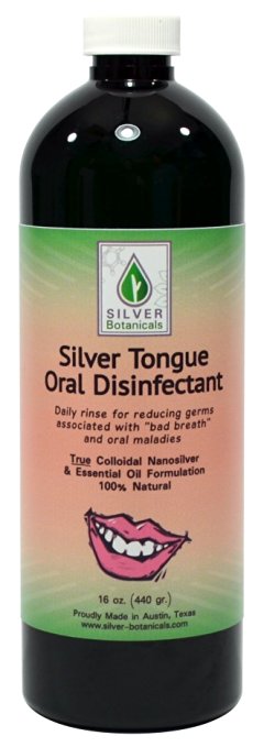 Silver Tongue Oral Disinfectant 16 0z.
