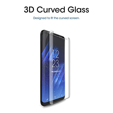 [2 Pack] Galaxy S9 Plus Screen Protector 9H Hardness/Anti-Scratch/Anti-fingerprint/3D Curved/High Definition/Ultra Clear Tempered BBInfinite Glass Screen Protector Compatible Samsung Galaxy S9 Plus