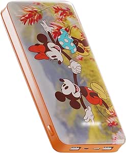 Disney Mickey Mouse and Friends 10,000Mah Power Bank- Universally Compatible Portable Phone Charger Battery Pack w/USB Charging Port Gifts for Women, Men, Teens and All Fans of Mickey Mouse