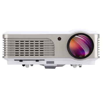 EUG 2600 Lumens Home Theater Multimedia Hd 1080p Digital LCD Video Projector High Definition for Home Office School Party Use Iphone Ipad Smartphone Tv Pc Blu-ray DVD Xbox Compatible