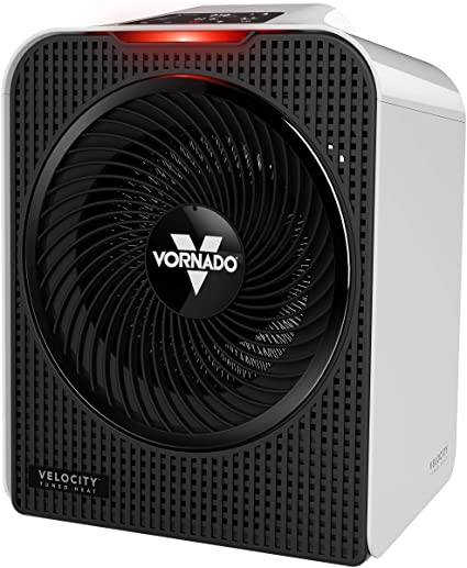 Vornado Velocity 5 Whole Room Space Heater with Auto Climate Control, Timer, and Safety Features, Large, White