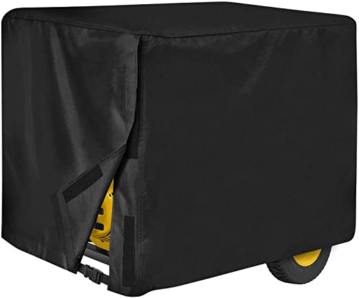 NEXCOVER Waterproof Universal Generator Cover - Weather/UV Resistant Cover 38 x 28 x 30 inch, for Most Portable Generators 5500-15,000 Watt, Black
