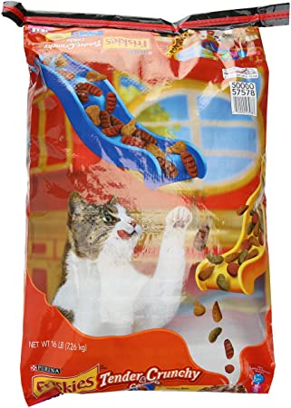 Friskies Dry Cat Food, Tender and Crunchy Combo, 16 Lb Bag