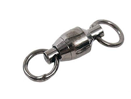 Spro Ball Bearing Swivel with 2 Welded Ring-Pack of 10