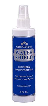 Obenauf's Water Shield Silicone Fabric Waterproofing Spray (8oz Spray Bottle)