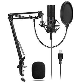 TONOR USB Microphone Kit Q9 Condenser Computer Cardioid Mic for Podcast, Game, YouTube Video, Stream, Recording Music, Voice Over