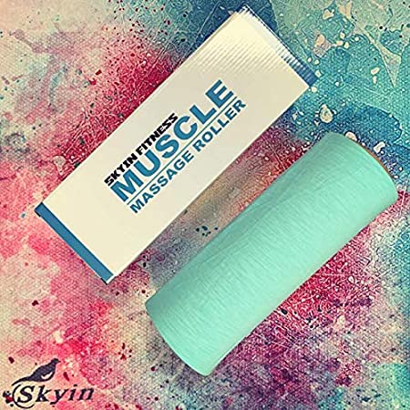 Skyin Foam Roller,Eco Friendly Massage Roller 12.5X 5 inches(The Diameter May Vary from 4.7" to 5.2" Because It's Made of Natural Bamboo) 5 Year Warranty, 60-Day Satisfaction Guarantee