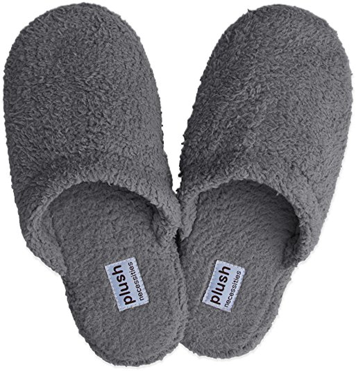 Plush Signature Slippers - 100% Soft Micro-fleece House Slippers
