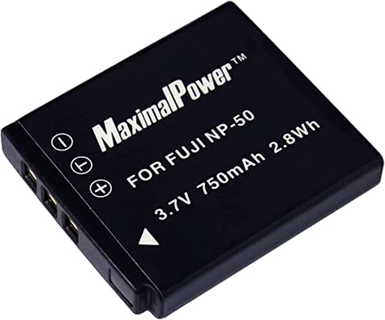 MaximalPower Replacement Battery for Fujifilm NP-50, Pentax D-Li68, Kodak KLIC-7004, and Fujifilm FinePix Cameras, Pentax Cameras, Kodak EasyShare Cameras (1 Pack)