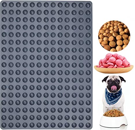 V-fox Small Round Silicone Mold/Chocolate Drops Mold/Dog Treats Pan/Semi Sphere Gummy Candy Molds for Ganache Jelly Caramels Cookies Pet Treats Baking Mold Small Dot Cake Decoration (0.6in)