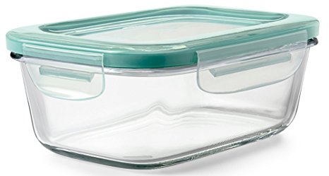 OXO Good Grips 3.5 cup SNAP Leakproof Glass Rectangle Food Storage Container