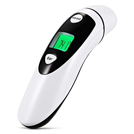 INLIFE Medical Accuracy Forehead and Ear Thermometer Digital Infrared Instant Read Thermometer with FDA Approved