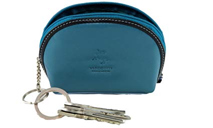 Visconti RB63 Multi Color Ladies Soft Leather Coin Purse Key Wallet With Key Chain