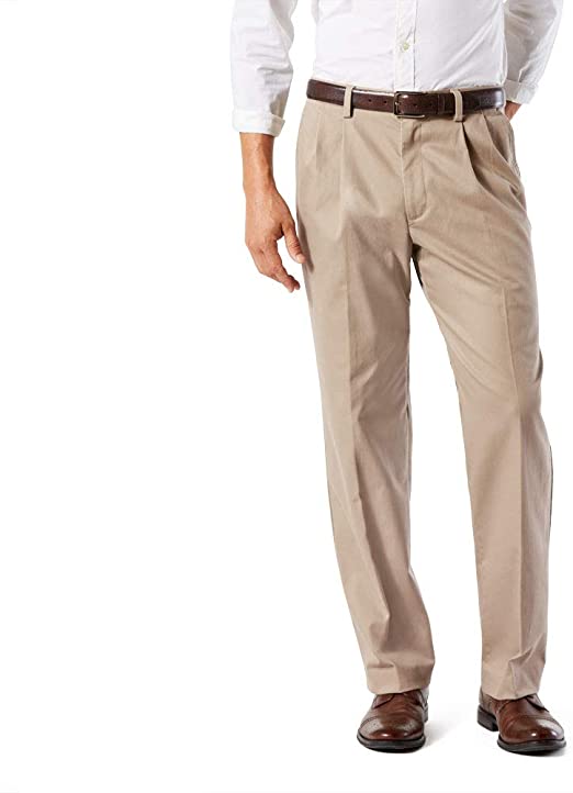 Dockers Men's Classic Fit Easy Khaki Pants - Pleated (Standard and Big & Tall)