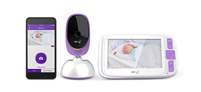 BT Smart Video Baby Monitor with 5 inch screen
