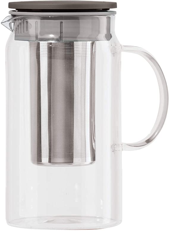 Borosilicate Teapot w/Built-In Infuser - 8 cup/48 oz