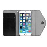 iPhone 6 Plus Case - Exact Apple iPhone 6 Plus 55 Case CLUTCH Series - PU Leather Wallet Clutch Case for Apple iPhone 6 Plus 55-inchBlack