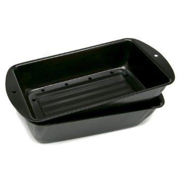 Norpro 2 Piece Nonstick Meatloaf Bread Pan Set