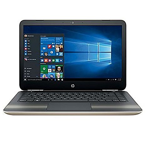 HP Pavilion 14-al061nr 14 Notebook - Core i3 6100U 2.3 GHz - 8 GB RAM - 1 TB HDD - Ash Silver/Modern Gold