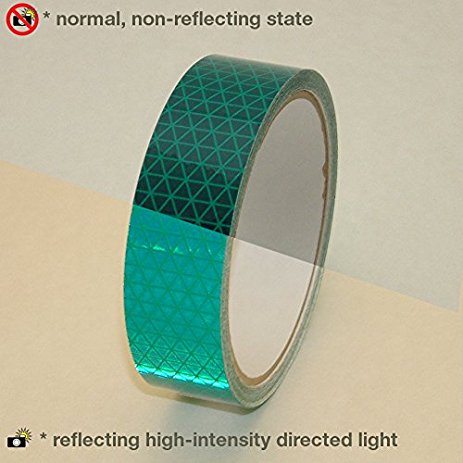 Reflexite REF-DB Retroreflective V92 Daybright Tape: 1 in. x 15 ft. (Green)