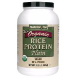 Nutribiotic Organic Rice Protein Plain 3 Pound