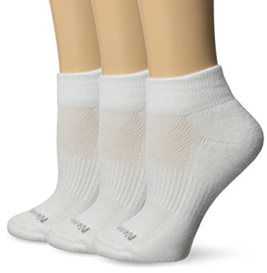 No Nonsense Women's Soft and Breathable Ventilated Cushioned Quarter Top Sock 3-Pack