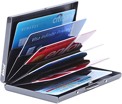 Kinzd Ultra Thin Aluminum Metal Wallet RFID Blocking Credit Card Holder Case
