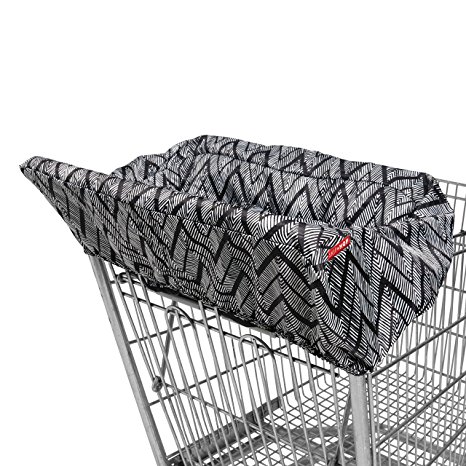 Skip Hop Take Shopping Cart Cover, Zig Zag Zebra