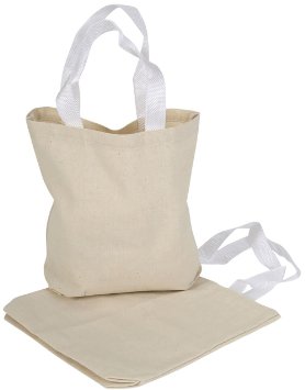 Kangaroos 8 X 8 Natural Color 100 Cotton Canvas Tote Bags 18 Pack