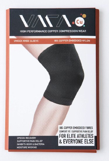 Copper Compression Knee Sleeve - Wear VARA Cu Small - Best Fit for Runners - Unparalleled Performance - Ditch Your Brace and Enjoy True Freedom - Pain Relief and Support - Get yours Right NOW Before We Run Out