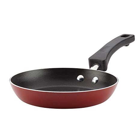 Farberware Neat Nest Space Saving 8-Inch Skillet, Red