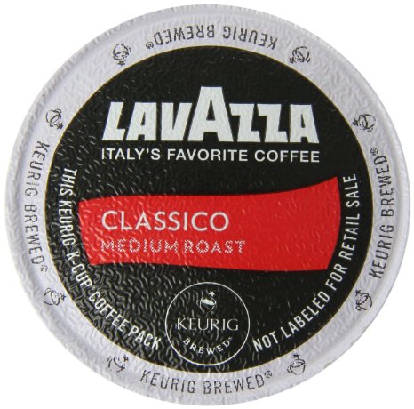 Lavazza K-Cup Portion Pack for Keurig Brewers, Classico, 22 Count