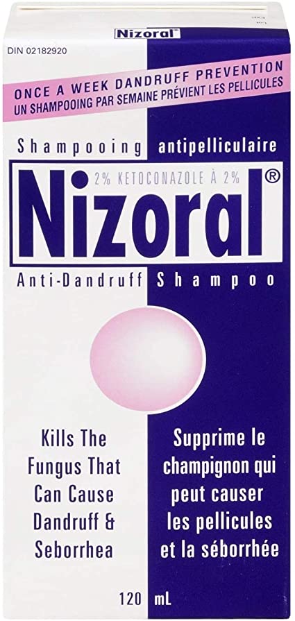 Nizoral Antidandruff Shampoo, 120 Milliliters
