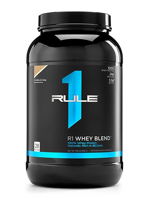 R1 Whey Blend, Rule 1 Proteins (Cookies and Creme, 28 Servings)