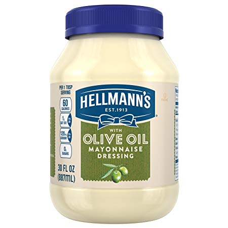 Hellmann's Mayonnaise Dressing, with Olive Oil 30 oz