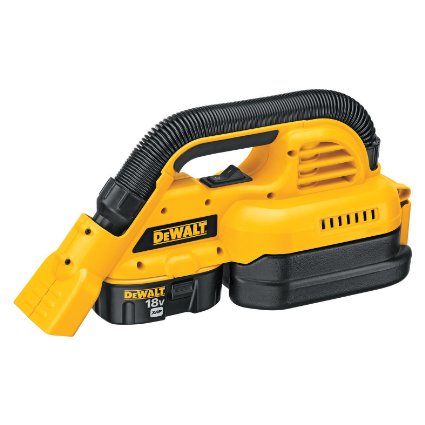 DEWALT DC515K 1/2-Gallon 18-Volt NiCd Cordless Wet/Dry Vac