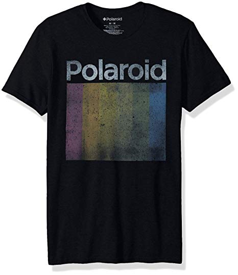 Polaroid Men's Retro Film Camera Short Sleeve Graphic T-Shirt