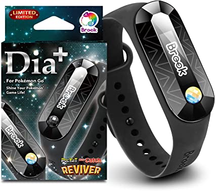 Brook Pocket Auto Catch Reviver Dia Plus  Splendid Evolution Auto Spin Catching Pocket Monsters Collecting Items Wristband Bracelet Accessory Reminder for Disconnection, Battery Capacity Display