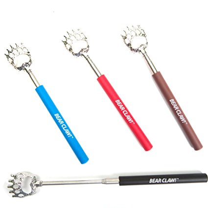 Bear Claw Extendable Telescopic Back Scratcher 1x (Assorted Colors)