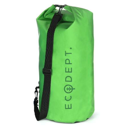 ECOdept Lightweight Dry Bag with Roll-Top Closure and Shoulder Strap